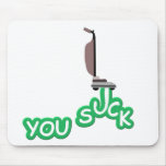 YOU SUCK, with vacuum mousepads
