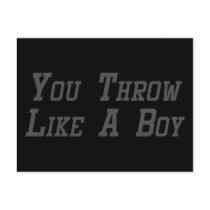 You Throw Like a Boy