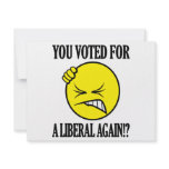 You voted for a liberal again!?