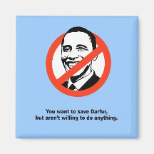 YOU want to save darfur Magnets