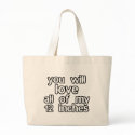 You Will Love All Of My 12 Inches bags