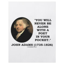 You Will Never Be Alone With A Poet In Your Pocket Flyer Design