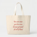 You Win Some You Lose Some Lawyer Bag