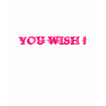 YOU WISH ! t-shirts