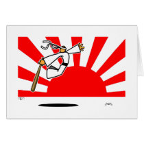 YOUCK FU POSE No. 2 Greeting Cards