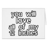 You'll love all of my 12 inches cards