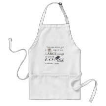 You'll never find a cup of tea apron