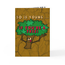 Young 50th Birthday Party Invitations Cards