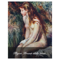 Young Bather By Pierre-Auguste Renoir Personalized Flyer