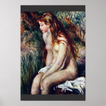 Young Bather By Pierre-Auguste Renoir Print