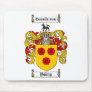 Young Coat of Arms / Young Family Crest Mouse Mat