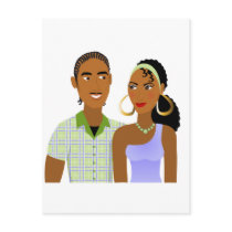 Young Couple in Love Post Card