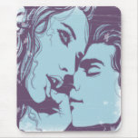 Young Couple In Love With Teardrop Stain Effect mousepads
