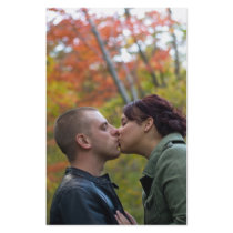Young Couple Kissing