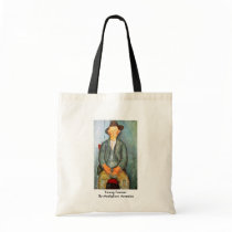 Young Farmer By Modigliani Amedeo Canvas Bags