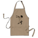 Young Faun With Double Flute aprons