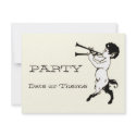 Young Faun With Double Flute Clr invitations