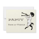 Young Faun With Double Flute Clr invitations