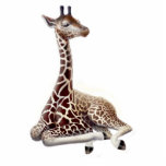 Young Giraffe Holiday Ornament photo sculptures