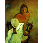 Young Girl With A Fan By Gauguin Paul photo sculptures