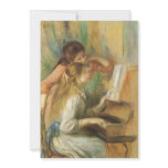 Young Girls at the Piano by Pierre Auguste Renoir invitations