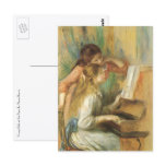 Young Girls at the Piano by Pierre Auguste Renoir postcards