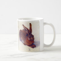 Young Hare by Albrecht Durer, Renaissance Art Coffee Mugs