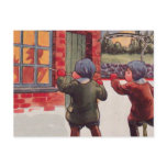 Young Killers  (Vintage Halloween Card) Postcard