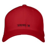YOUNG M embroidered hats