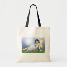 Young Magical Elf Fairy by Al Rio Canvas Bag