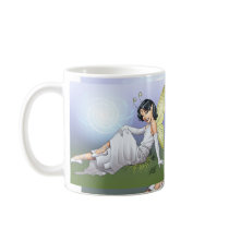 Young Magical Elf Fairy by Al Rio Coffee Mug