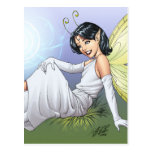 Young Magical Elf Fairy by Al Rio Post Card