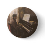 Young Man Playing The Piano by Gustave Caillebotte buttons
