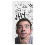 Young Man Thinking rack cards