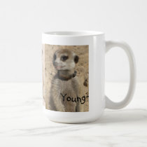 Young Meerkat Mug mugs