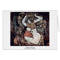 Young Mother By Schiele Egon Greeting Cards
