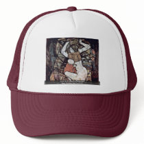 Young Mother By Schiele Egon Trucker Hats