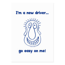Young New Teen Driver Business Card