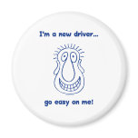 Young New Teen Driver magnets