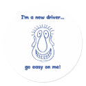 Young New Teen Driver stickers