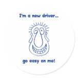 Young New Teen Driver stickers