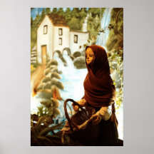Young nordic girl poster