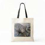 Young Northern Elephant Seal Canvas Bags