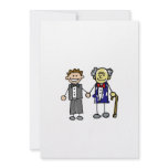 Young Old White Asian Gay Grooms invitations