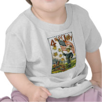 Young Patriot on the 4th of July T-shirts