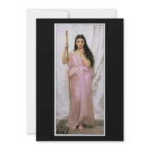 Young Priestess, Adolphe William Bouguereau Invitation