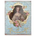 Young Queen Marie Antoinette Pink Roses Art Print flyers