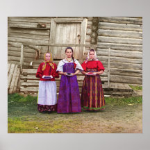 Young Russian Women - Photo Poster