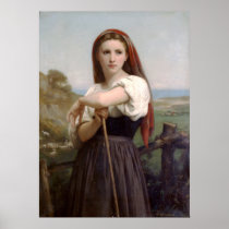 Young Shepherdess (1868) Posters