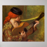 Young Spanish Woman by Pierre Auguste Renoir posters